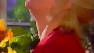 Blonde Grandma Gets Pounded On The Table